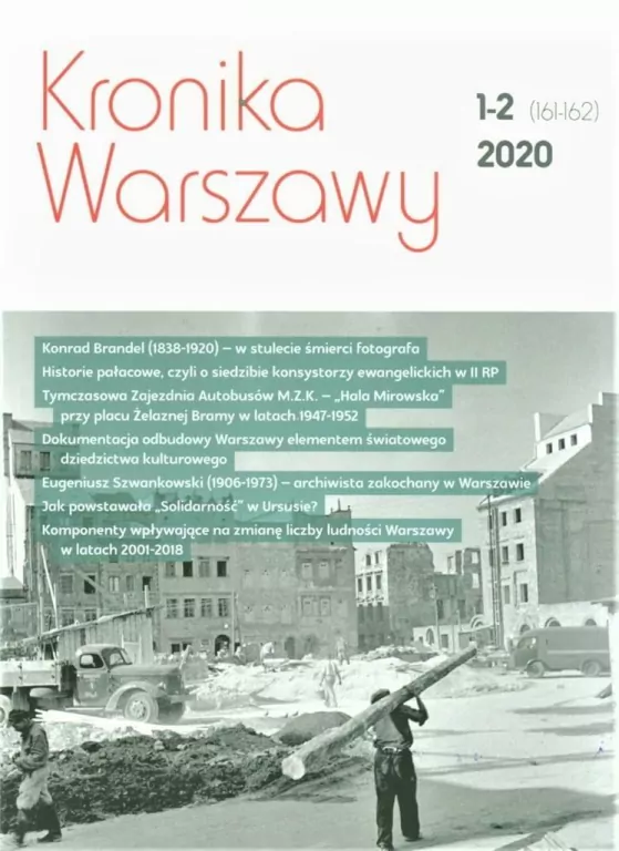 Kronika Warszawy 1-2 (161-162)/2020 - tantis.pl