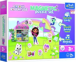 Trefl. Puzzle magnetyczne. Poznaj świat Gabi