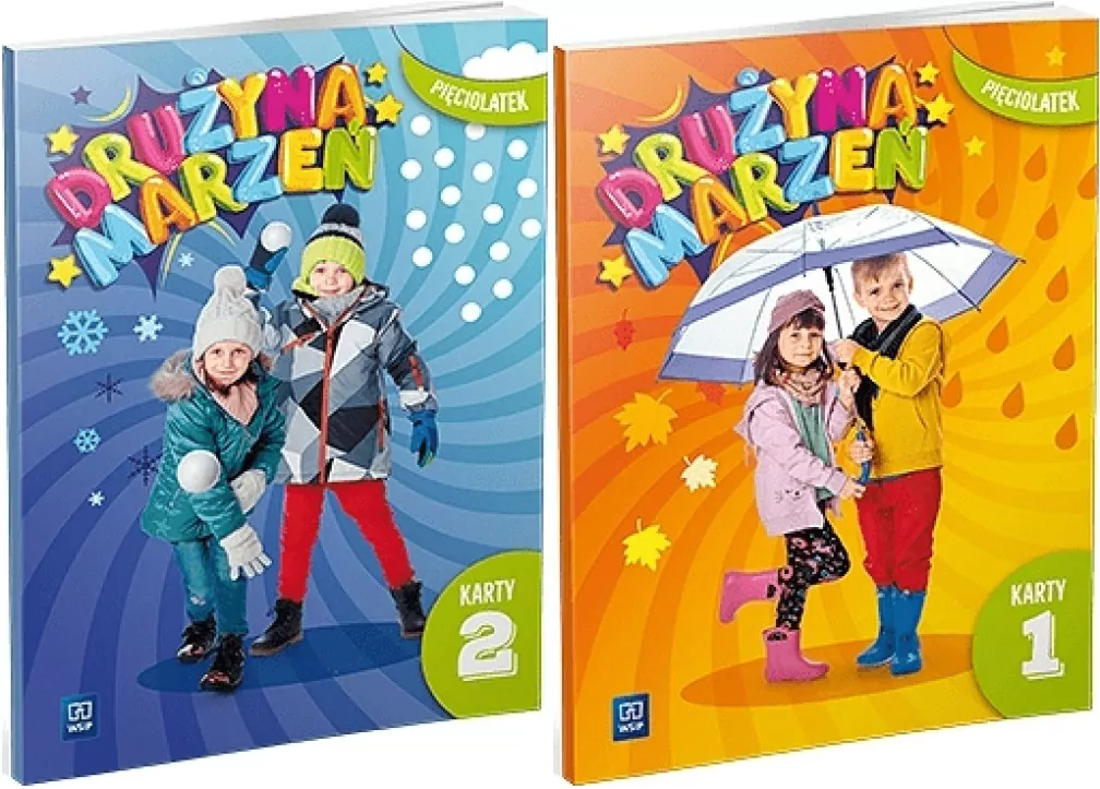 Pakiet: Drużyna marzeń Pięciolatek. Karty pracy. Część 1-2 - tantis.pl