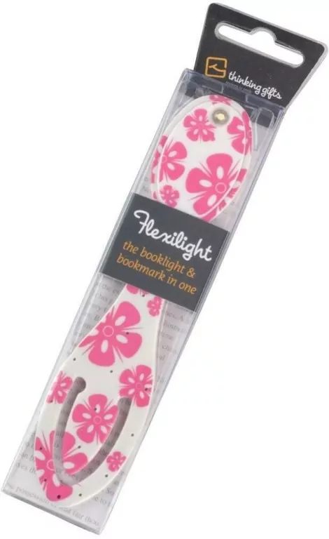 Flexilight Pink Flowers - Lampka do książki - Kwiaty różowe - tantis.pl