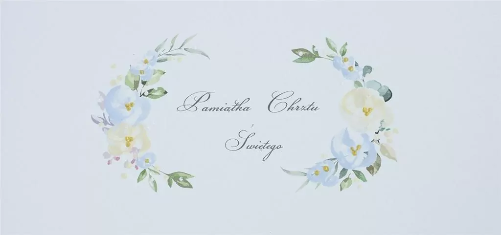 Karnet: Chrzest. Napis dla chłopca - tantis.pl