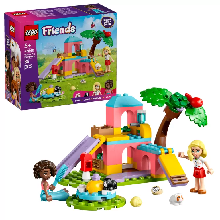 LEGO® Friends. Plac zabaw dla świnek morskich 42640 - tantis.pl