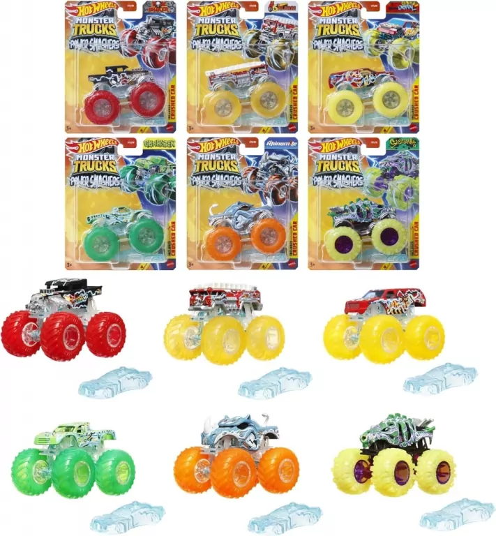 Hot Wheels Monster Trucks Power Smashers mix - tantis.pl