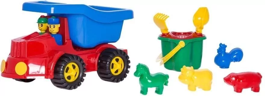 Jepp z foremkami do piasku - tantis.pl