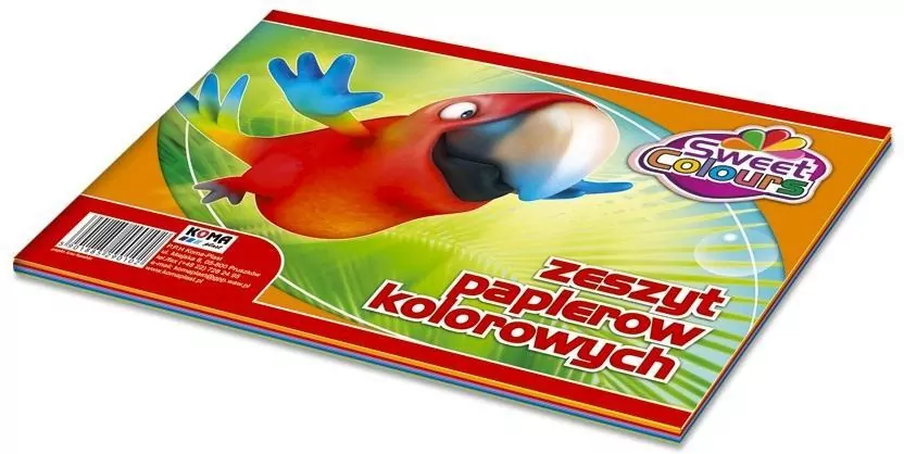 Zeszyt papierów kolorowych A5 - tantis.pl