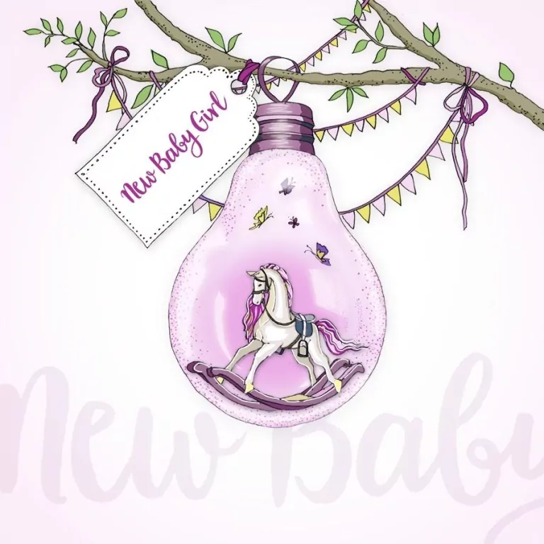 Karnet Swarovski kwadrat CL2801 Narodziny - tantis.pl