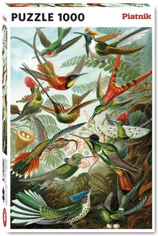 Puzzle 1000, Haeckel, Kolibry - tantis.pl