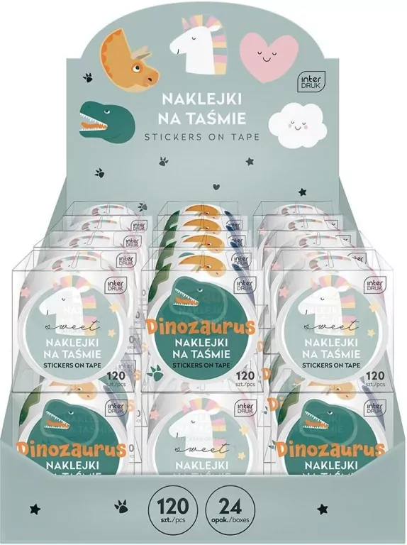 Naklejki na taśmie. Kids. Mix - tantis.pl