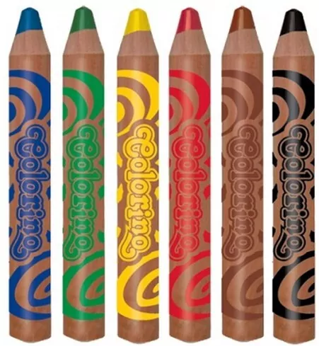 Kredki ołówkowe. Colorino Jumbo. 6 kolorów - tantis.pl