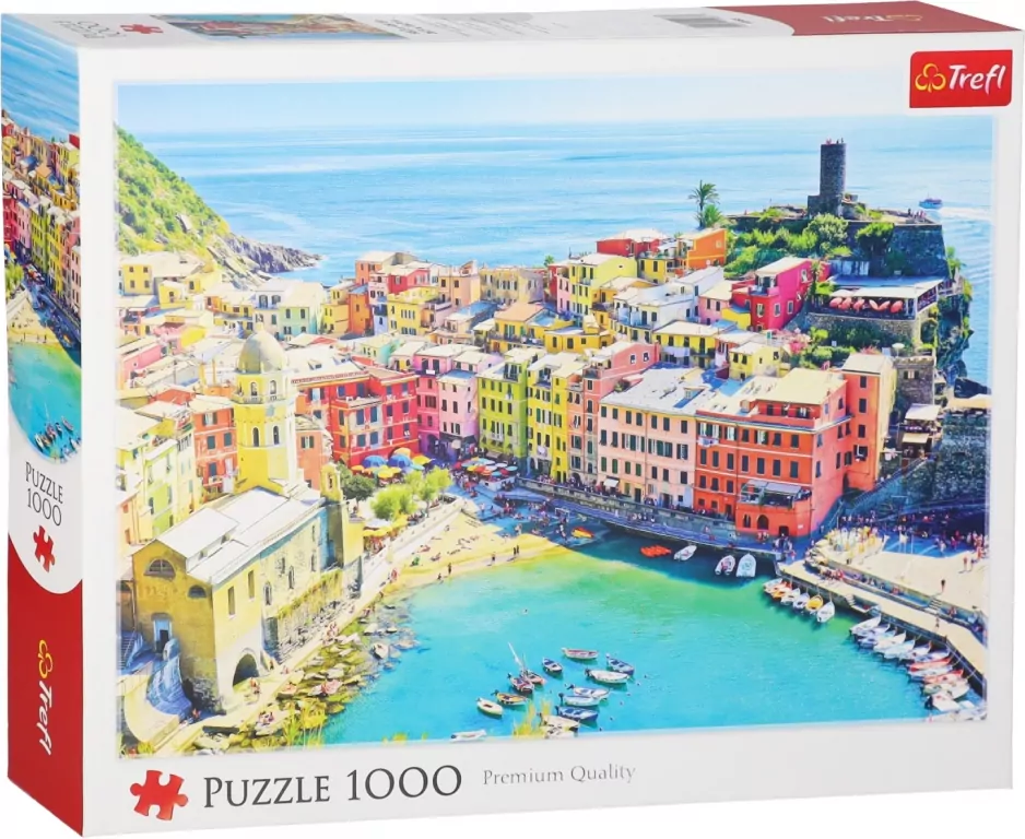 Puzzle 1000 Malownicze miasteczko Vernazza TREFL - tantis.pl