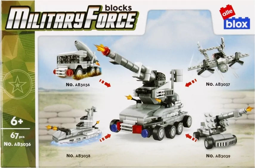 Klocki konstrukcyjne Military Force Alleblox - tantis.pl