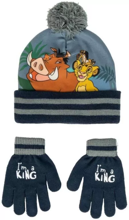 Czapka + Rękawiczki - Król Lew - tantis.pl