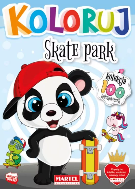 Skate park. Koloruj - tantis.pl