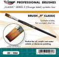 Pędzelek płaski high quality classic rozm 9 - tantis.pl