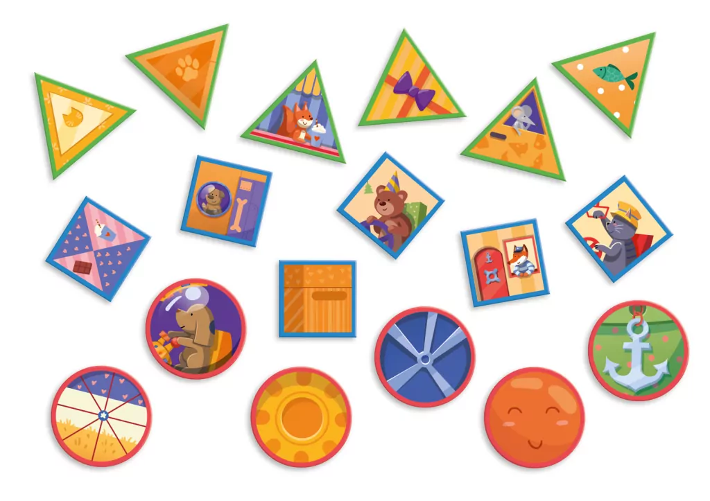 Jadą, jadą misie. Dobieranka - tantis.pl