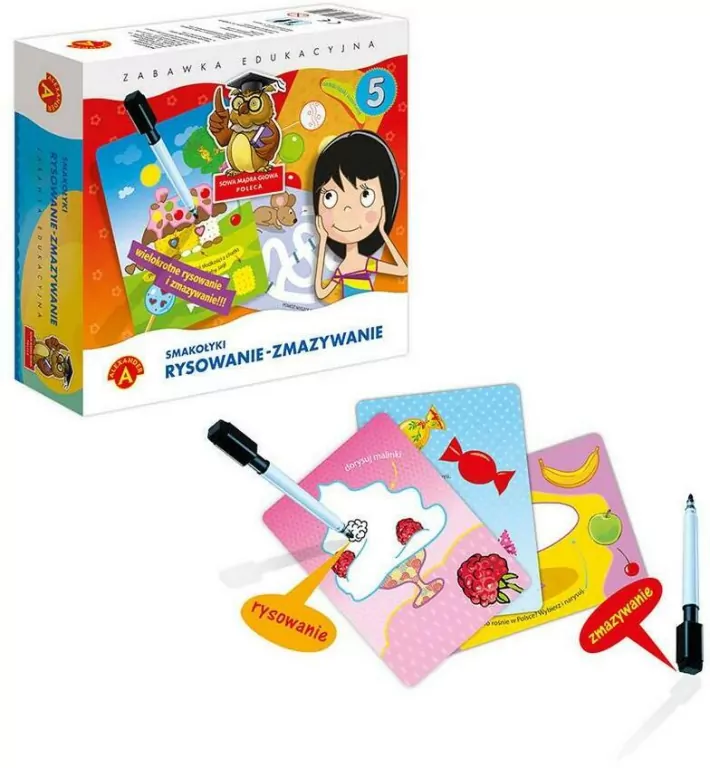 Rysowanie-zmazywanie 5. Smakołyki - tantis.pl