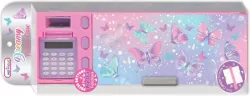 Piórnik z kalkulatorem Motylki