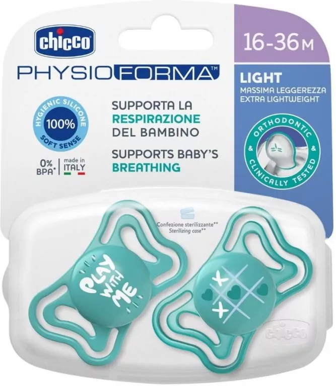Smoczek uspokajający PhysioForma Light nieb 16-36m - tantis.pl