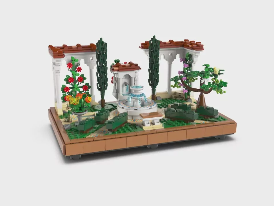 LEGO® Icons. Fontanna w ogrodzie 10359 - tantis.pl