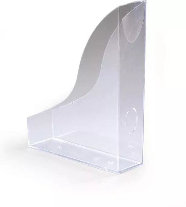 Durable. Pojemnik na dokumenty A4, transparentny, fioletowa - tantis.pl