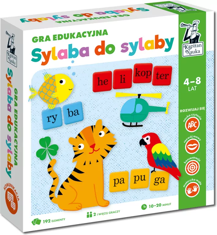 Kapitan Nauka. Gra edukacyjna. Sylaba do sylaby - tantis.pl
