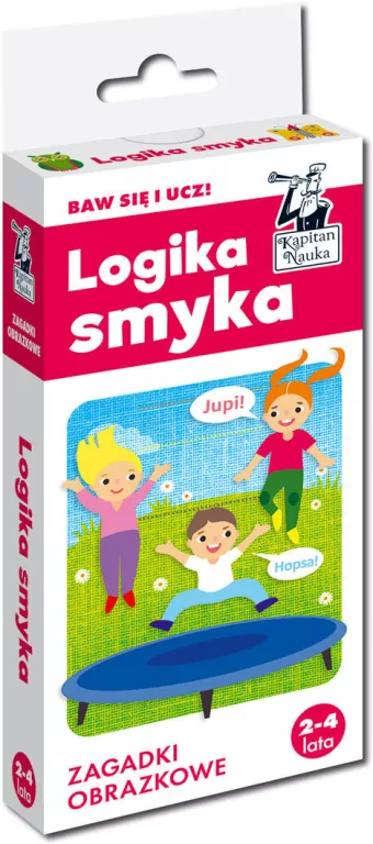 Logika smyka. Zagadki obrazkowe. Kapitan Nauka - tantis.pl