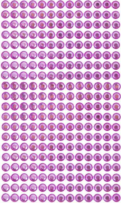 Kryształki samoprzylepne pink 6mm 260szt - tantis.pl
