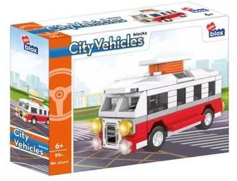 City Vehicles. Klocki konstrukcyjne. 99 elementów - tantis.pl