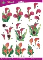 Papier do decoupage 3D kwiaty kalie arkusz - tantis.pl