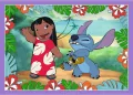 Trefl. Puzzle 4w1. Szalony dzień Lilo & Stitch - tantis.pl