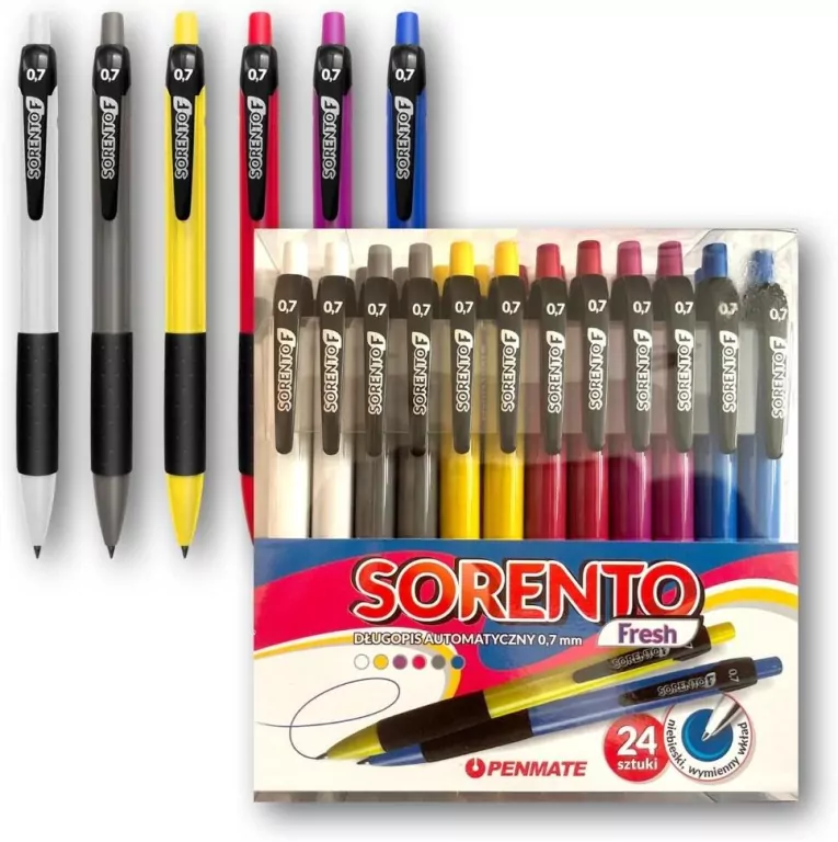 Długopis automat Sorento Fresh nieb PENMATE - tantis.pl
