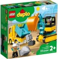 LEGO DUPLO Town. Ciężarówka i koparka gąsienicowa. 10931 - tantis.pl