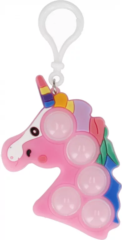 Brelok gniotek antystresowy jednorożec MIX - tantis.pl