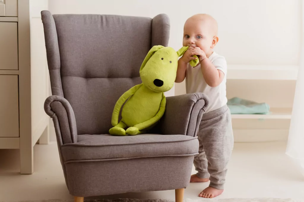 Piesek Tulimy limonka 58cm - tantis.pl