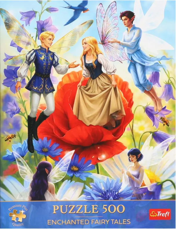 Puzzle 500 Enchanted Fairy Tales: Calineczka TREFL - tantis.pl