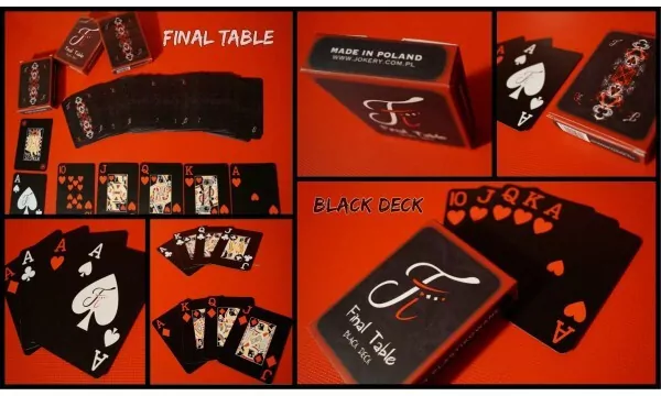 Karty Black Deck FINAL TABLE - tantis.pl