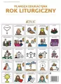 Plansza edukacyjna Rok liturgiczny z symbolami PCS - tantis.pl