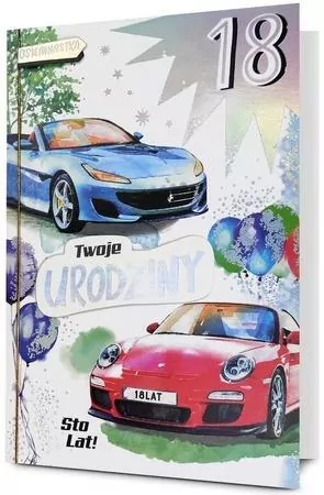 Karnet Urodziny 18 - tantis.pl