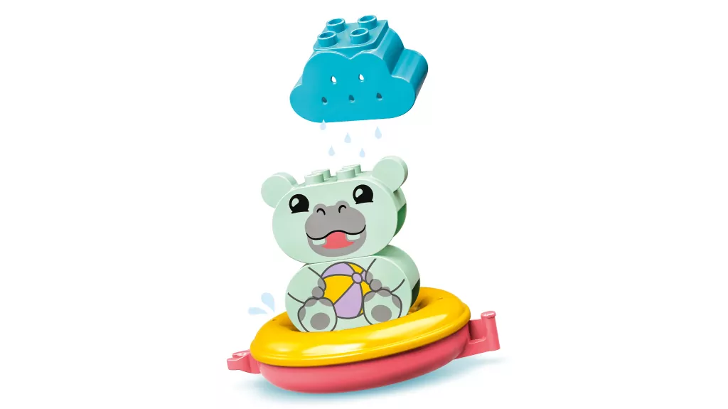 LEGO® DUPLO® Creative Play. Zabawa w kąpieli: pływający pociąg ze zwierzątkami. 10965 - tantis.pl