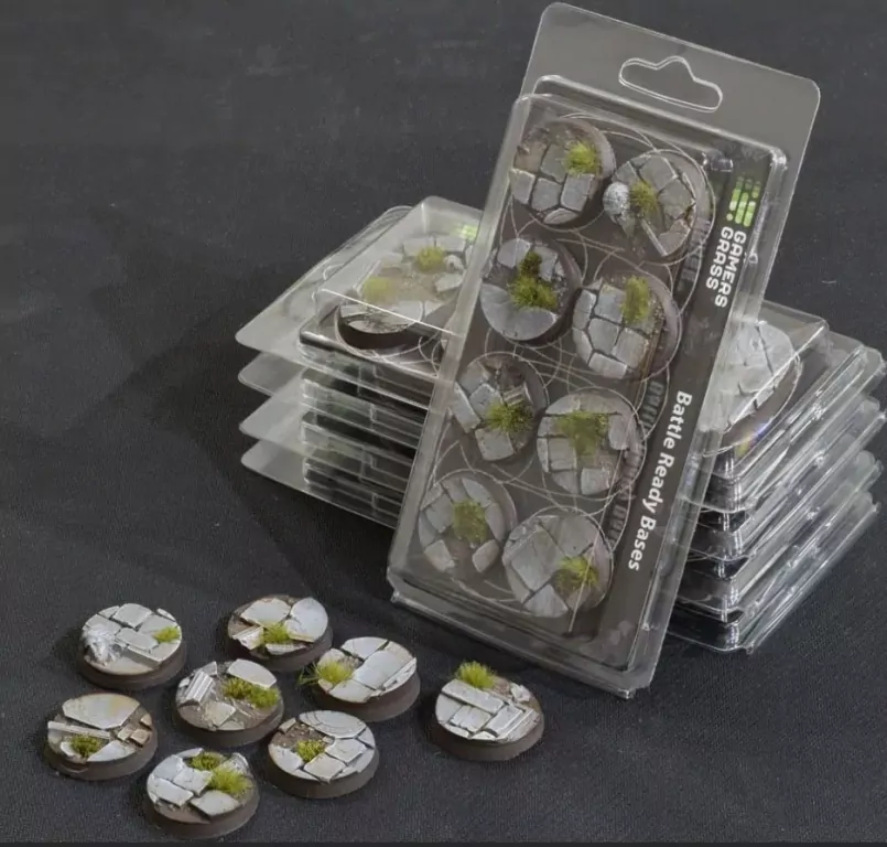 Gamers Grass: Bases Round - Temple 32mm (8 szt.) - tantis.pl