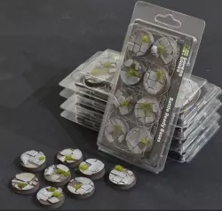 Gamers Grass: Bases Round - Temple 32mm (8 szt.)