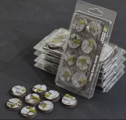 Gamers Grass: Bases Round - Temple 32mm (8 szt.)