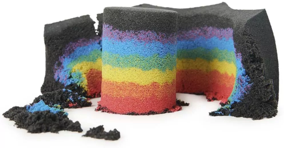 Kinetic Sand. Wytwórnia piasku. Zestaw kolorowego piasku - tantis.pl