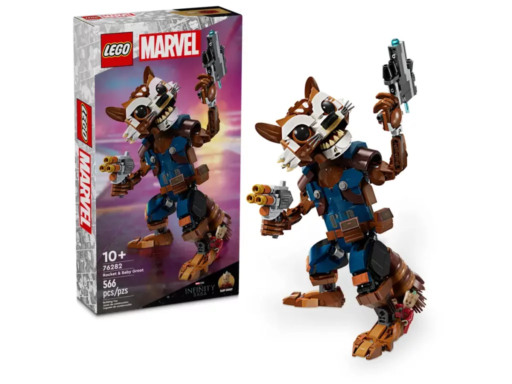 LEGO® Marvel. Rocketa i Małego Groota 76282 - tantis.pl