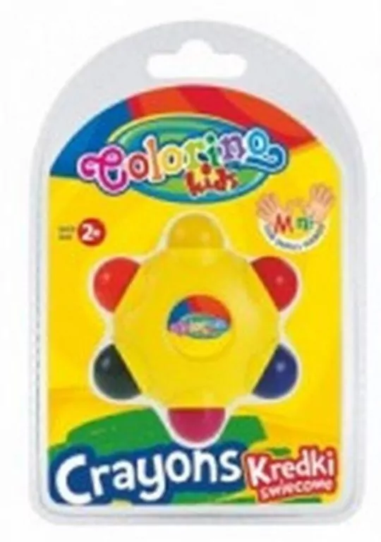 Kredki colorino kids świecowe gwiazdka 6 kolorów - tantis.pl