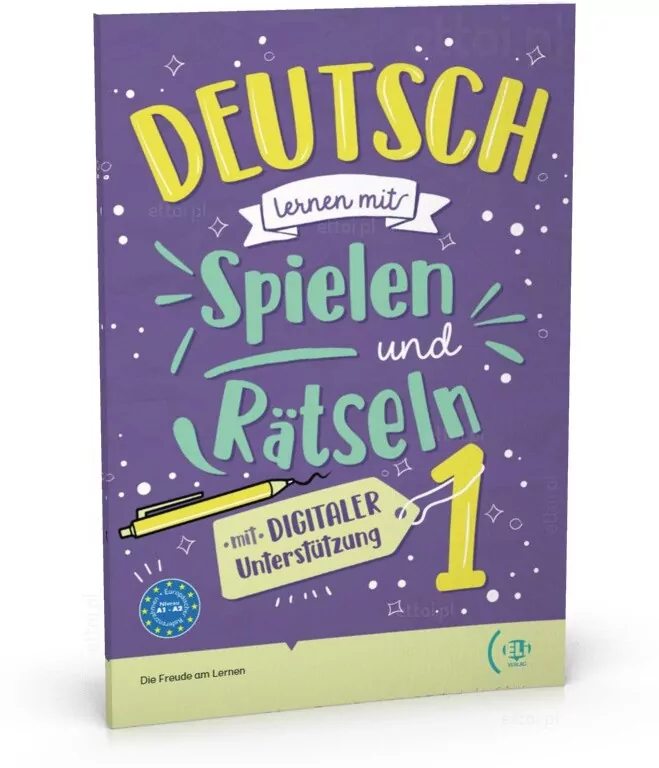 Deutsch lernen mit Spielen und Ratseln 1 mit digitaler Unterstützung + audio online A1-A2 - tantis.pl