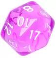Komplet kości REBEL RPG - Mini Kryształowe - Fioletowe - tantis.pl