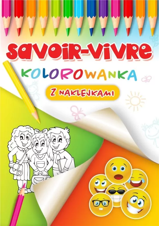 Savoir-vivre kolorowanka - tantis.pl