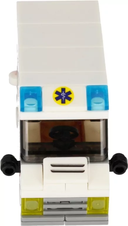 Klocki konstrukcyjne City 102 elementy. Ambulans - tantis.pl