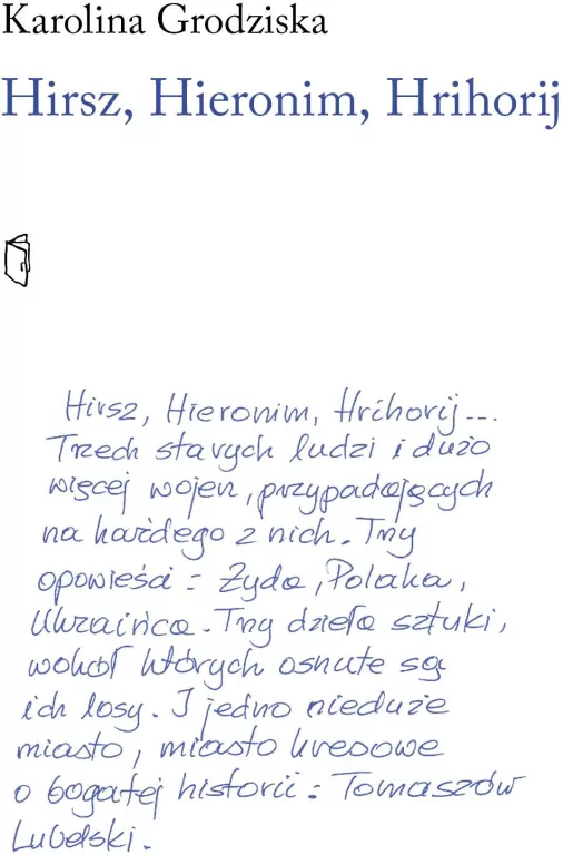 Hirsz, Hieronim, Hrihorij - tantis.pl